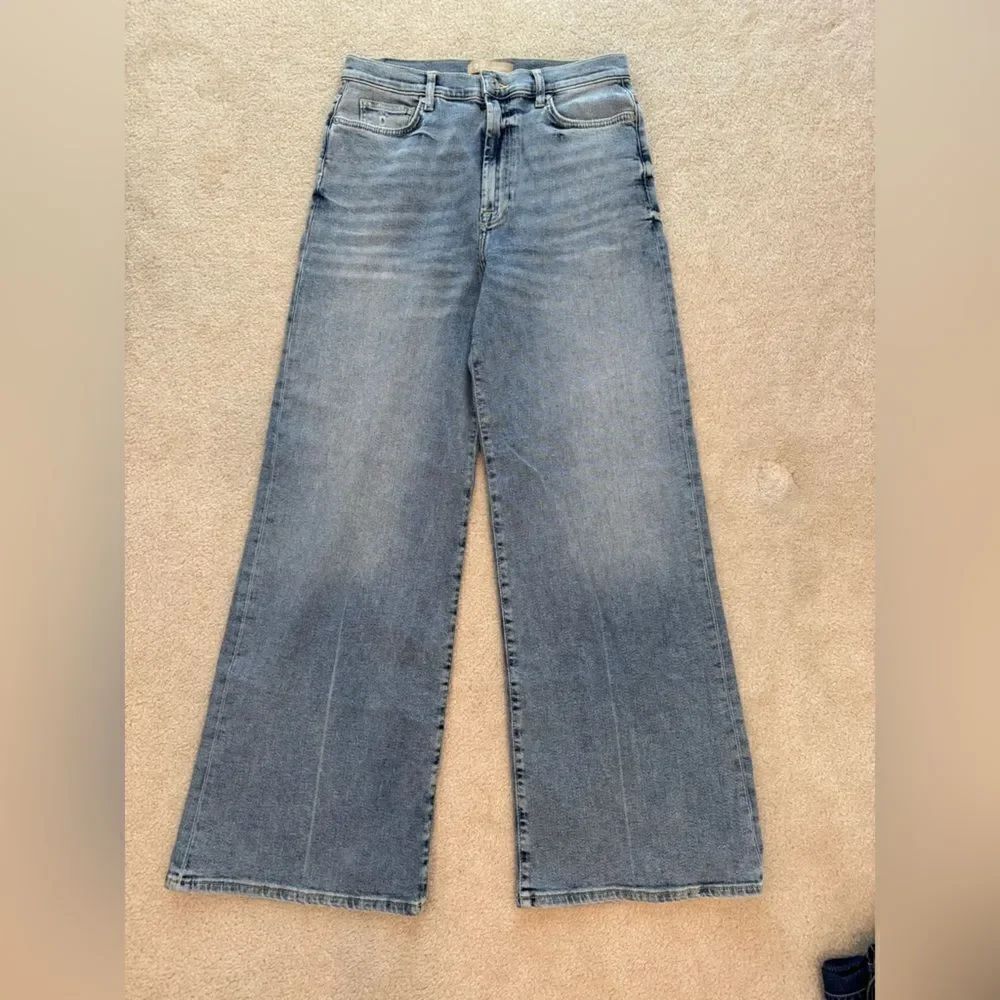 Women’s 7 for all mankind Luxe Vintage UHR Cropped Jo Jeans Sz 31